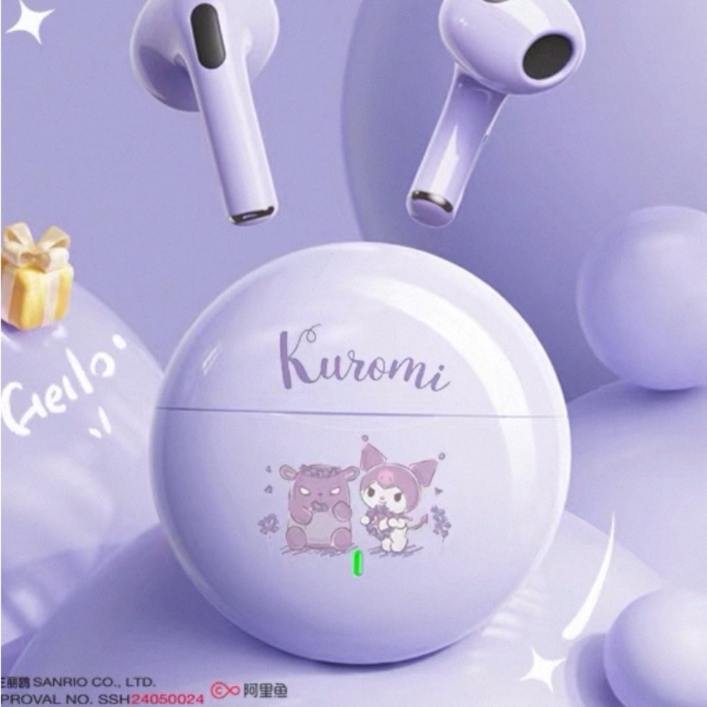 Kuromi Themed Wireless Earbuds